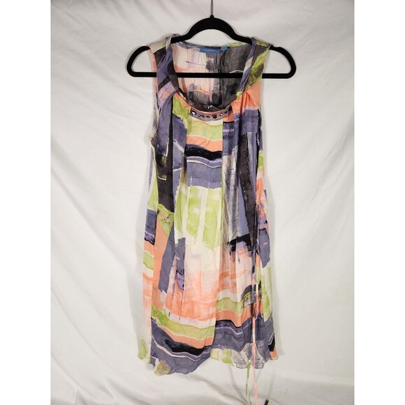 Simply Vera Wang Womens Dress Mod Style Old Money Retro 60'S Abstract M - Picture 1 of 4